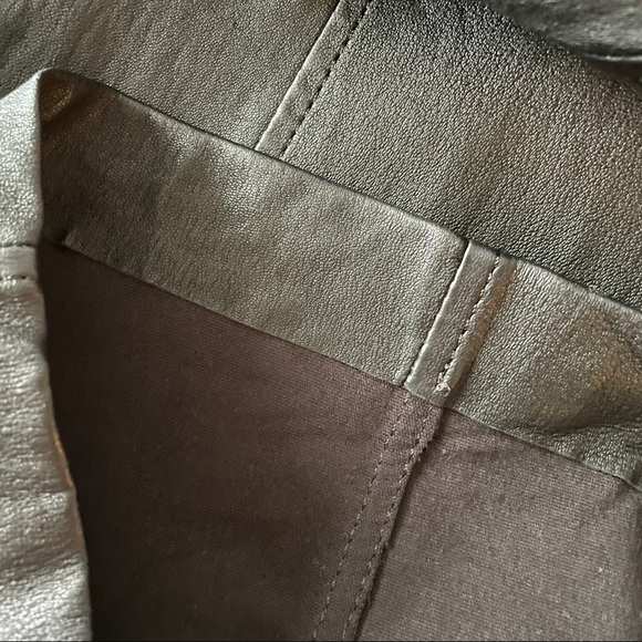 Alexander Wang Leather triangle top mini dress - Picture 10 of 13